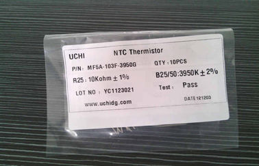 Radiale Leaded Epoxyhars Met een laag bedekte 10K NTC Thermistor voor het Meten van Temperatuur
