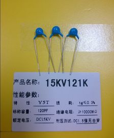Varistors van 15KV 121K gelijkstroom 120pF Ceramische Schijfcondensator voor Gedrukte Kringsraad