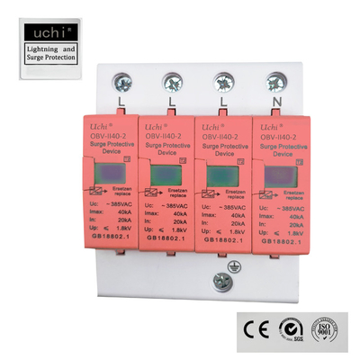 Op van de de Schommelingsbescherming van 1.8kV Imax 40kA PA66 PBT het Apparatenspd
