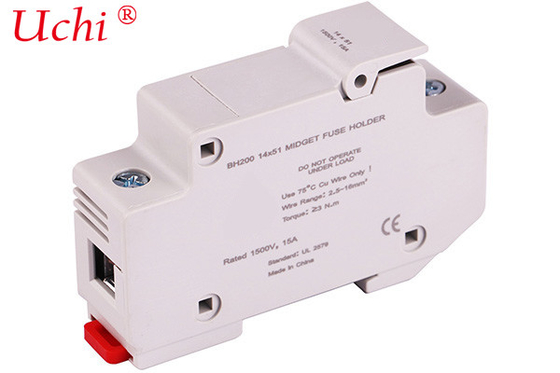 De Zekering van IEC60269 GB13539 10KA BH200 14x51mm AF74 blokkeert Houder 15 Ampèren van 1500V gelijkstroom