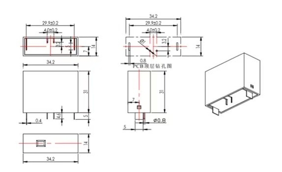 Verwijderingssignaal IT Thermische lont met metaaloxidevaristor TFMOV 25S112KIT