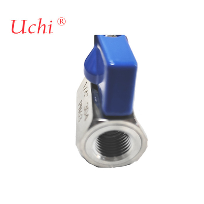 Waterkoelplaat Waterklep 304 roestvrij staal Dubbel Buiten Innerlijk En Buiten Draad Micro Mini Ball Valve