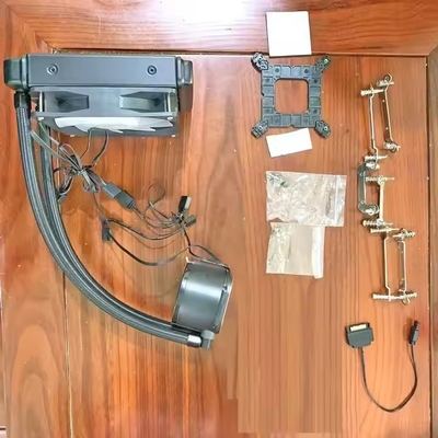Waterpomp koeler CPU Aluminium koelbak waterkoeler ventilatoren Vloeistof koeler ventilatoren