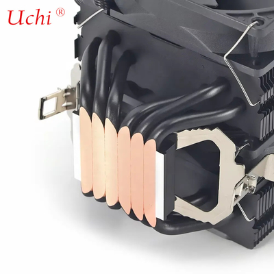Dual Tower Dual Fan Black Fan Cooler PC Moederbord CPU Cooler