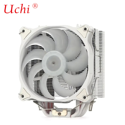 Witte 6 Pipe Computer Cpu Koeler Dual Fan RGB Heat Sink PC Computer