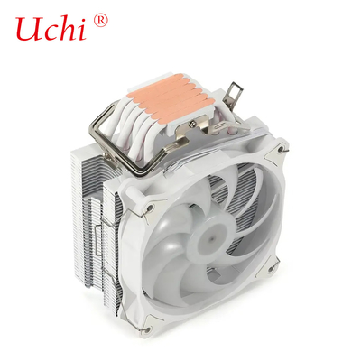 Witte 6 Pipe Computer Cpu Koeler Dual Fan RGB Heat Sink PC Computer