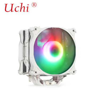 220W Witte RGB ARGB CPU Koeler Fan Met 6 Heatpipe Voor Computer Server Processor Lga1151 1155 1366 1700 2011 AMD FM AM3 AM4 AM5