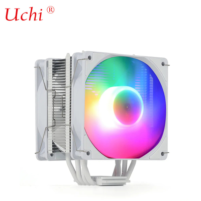 220W Witte RGB ARGB CPU Koeler Fan Met 6 Heatpipe Voor Computer Server Processor Lga1151 1155 1366 1700 2011 AMD FM AM3 AM4 AM5