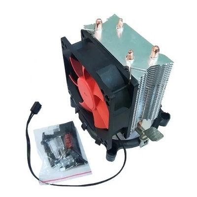 Koeling Verticale zijkant Cpu Koeler 92mm Fan 2 Koper Heatpipe Pipe Voor PC Computer Universele Socket AMD Intel Processor IC