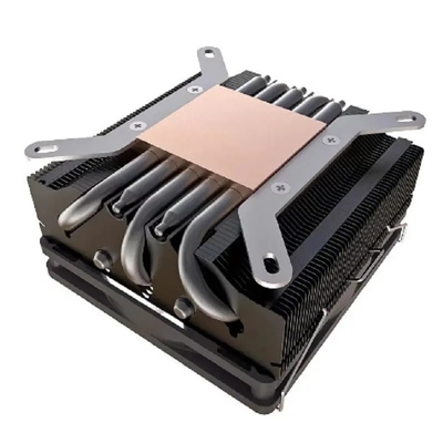 Verwarmingspijp Radiator I3 I5 I7 I9 Lga775 1150 1151 1155 1156 1700 1366 2011 AMD AM4 AM5 Universele horizontale CPU koeler Fan Zwart