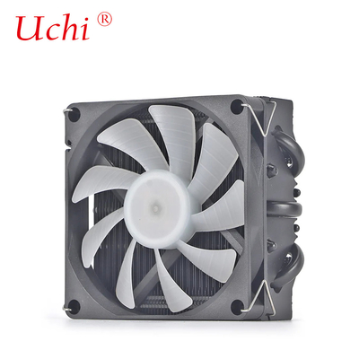 Verwarmingspijp Radiator I3 I5 I7 I9 Lga775 1150 1151 1155 1156 1700 1366 2011 AMD AM4 AM5 Universele horizontale CPU koeler Fan Zwart