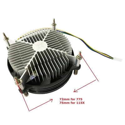 Intel 92mm Silent Fan Lga I5 I7 Cpu Cooler Voor PC-processorkoeling