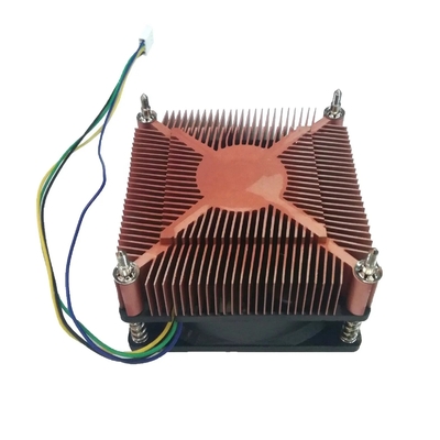 Koperen warmtezuiger warmteverwijdering vet TDP 60W Cpu koeler ventilator stil Pwm 3 pins 4 pins I3 I5 Intel Lga775 1150 1151
