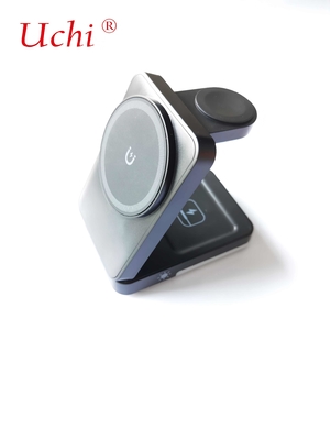 Private Mould G12 Opvouwbaar Multifunctioneel Fast Charging Drie-in-Een Draadloos Charger Voor Smartphones Horloges Hoofdtelefoons