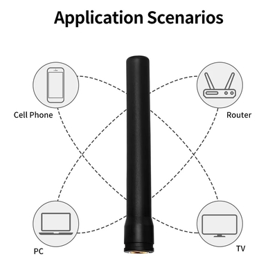 Rechte zeshoekige SMA Mannelijke connector 433mhz Receiver 433 Mhz Externe Lora Rubber Antenne