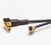 Laagverlies 1,13 mm kabel rechthoek MMCX Man tot MHF1 UFL kabel assemblage