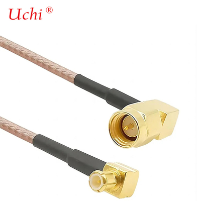 Low Loss Cable SMA-Male To MCX Male Rechte Hoek 6 Inches 15cm Connector RF RG316 Coaxial Antenna Pigtail