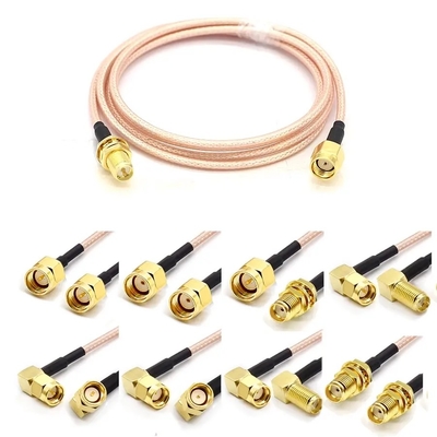 RP SMB Male to Male Plug met RG178 RG316 RF coaxial kabel 50ohm 6GHz