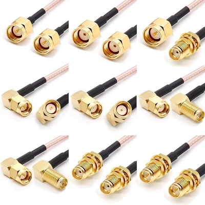 RP SMB Male to Male Plug met RG178 RG316 RF coaxial kabel 50ohm 6GHz