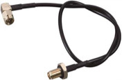 CRC9JW/FK Coaxiale hoogfrequente verbindingsdraad RG174 CRC9 Mannelijk gebogen F Vrouwelijk 15CM All Copper RF draad