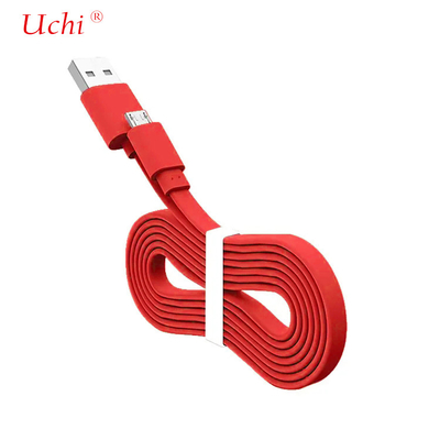 USB 3A Type C Kabel Charger PVC Flat Noddle Shape Type Fast Charging Voor mobiele mobiele telefoon Charger kabel