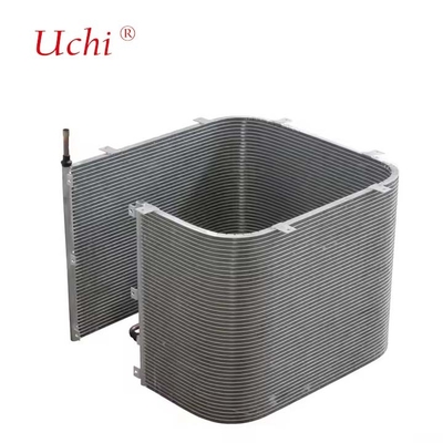 Energiebesparende Serpentine Transverse Fin Microchannel Warmtewisselaar Microchannelcondensator