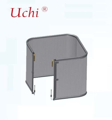 Energiebesparende Serpentine Transverse Fin Microchannel Warmtewisselaar Microchannelcondensator