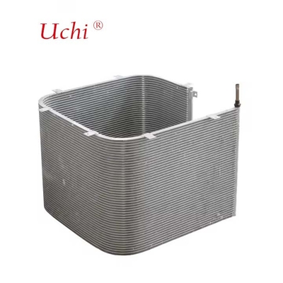 Energiebesparende Serpentine Transverse Fin Microchannel Warmtewisselaar Microchannelcondensator