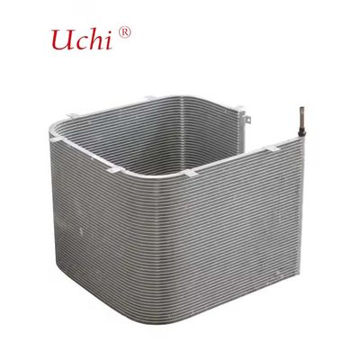 Energiebesparende Serpentine Transverse Fin Microchannel Warmtewisselaar Microchannelcondensator