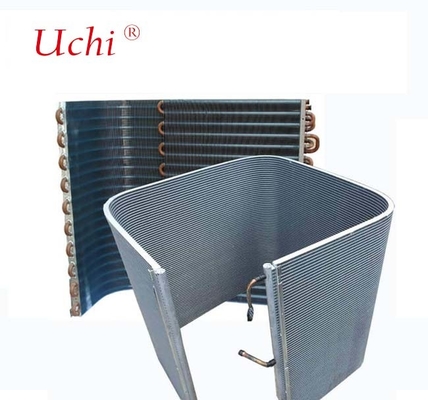 Energiebesparende Serpentine Transverse Fin Microchannel Warmtewisselaar Microchannelcondensator