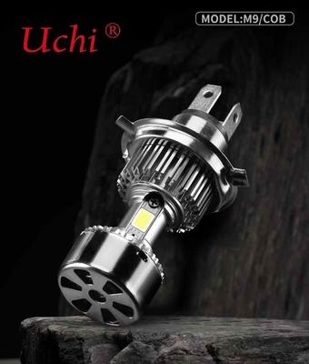 3300 LM M9 LED Motorfiets Koplamp Lamp Met Koelventilator 9-18V