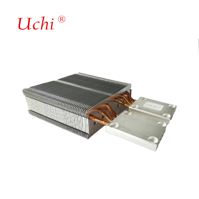 Kleine 8-warmtepijp Aluminium-koper PC Zipper Fin CPU koeler voor efficiënte temperatuurregeling