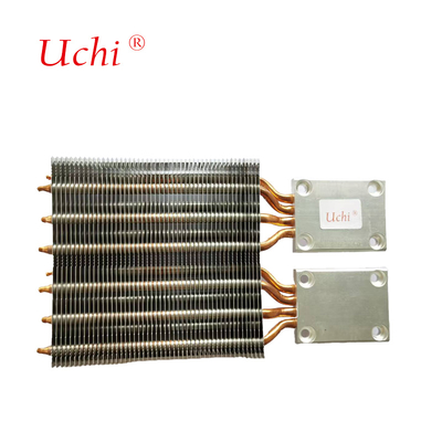 Kleine 8-warmtepijp Aluminium-koper PC Zipper Fin CPU koeler voor efficiënte temperatuurregeling