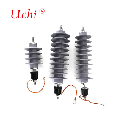 ISO9001 Distributielijn Composite MOA 10KA 33KV Zinkoxide Gapless Arrester