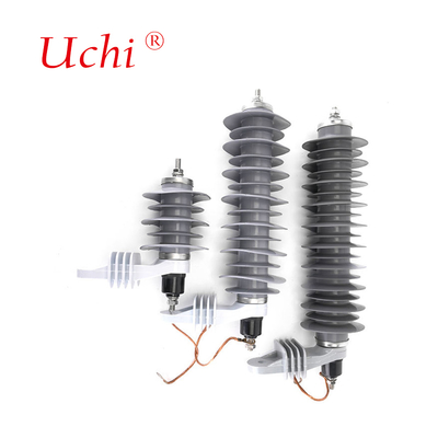 ISO9001 Distributielijn Composite MOA 10KA 33KV Zinkoxide Gapless Arrester
