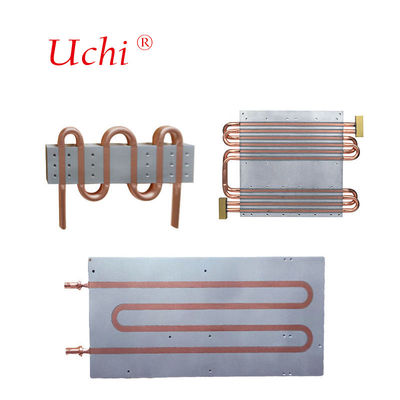 Hoogvermogen aluminium vloeistofkoelplaat waterkoeling koude platen voor elektronica