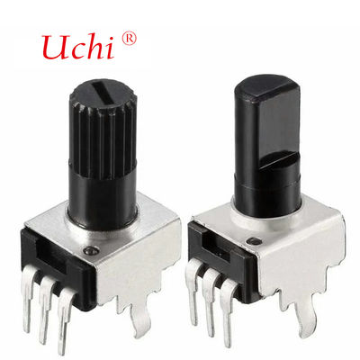 RV09 Enkelslag 10K 12,5mm Instelbare Draaibare Koolstoffilm Potentiometer