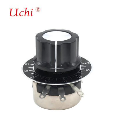 WX110 Eendraaids Gewikkelde Precisie Draaipotentiometer Knop 470 Ω 1K 2K 10K 22K