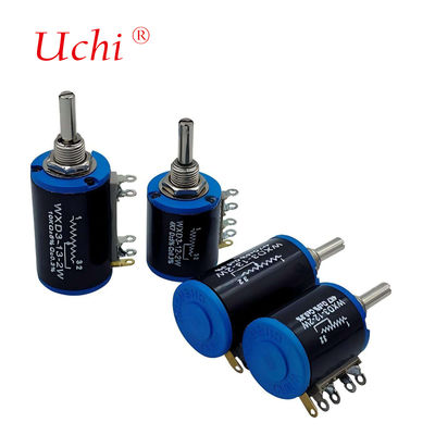 WXD3-12 1W 10k Ohm 5-rings multi-turn precisie draadgewonden draaipotentiometer