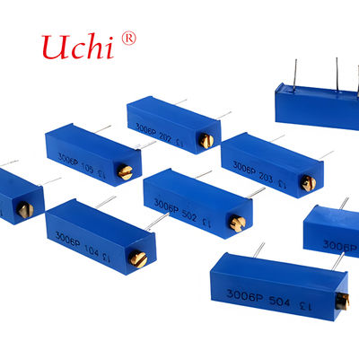 3006P 205 Metaal Keramiek Fijnregeling Potentiometer, 2m Ohm Met Knop, Precisie Multi-turn Instelbare Potentiometer