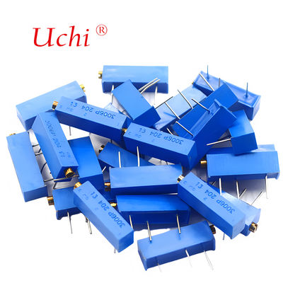 3006P 205 Metaal Keramiek Fijnregeling Potentiometer, 2m Ohm Met Knop, Precisie Multi-turn Instelbare Potentiometer