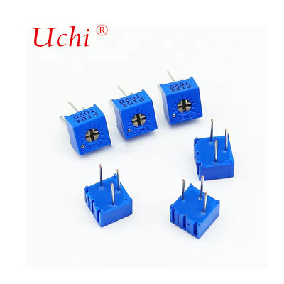 3362S Fijnregeling Precisie Potentiometer 10K Metaal Glas Glazuur Precisie Instelbare Weerstand