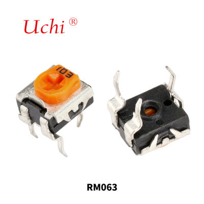 RM063 Geel Enkelvoudige Koolstoffilm Trimmer Potentiometer 1m Instelbare Weerstand