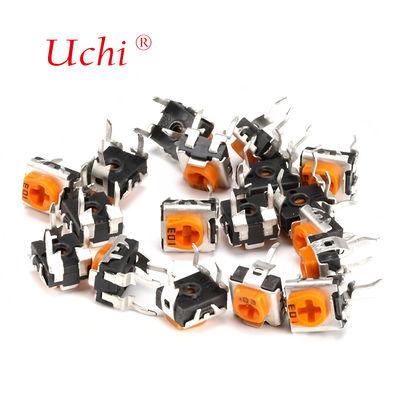 RM063 Geel Enkelvoudige Koolstoffilm Trimmer Potentiometer 1m Instelbare Weerstand