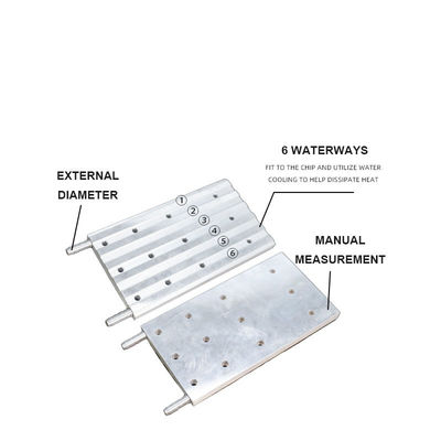 S19-JPRO Computerschuur Watergekoelde verstelbare vloeibare aluminium radiator Vloeibare koelplaat