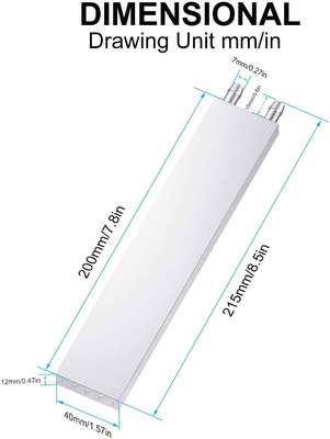 Een vloeistof waterkoeler radiatorsysteem met een zilveren warmteabsorberende kop vloeistofgekoelde heatsink