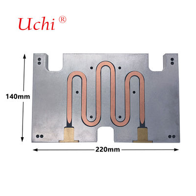 Aangepaste IGBT vloeistofkoelplaat Aluminium koelplaat Waterkoude plaat, Vloeistofkoelplaat