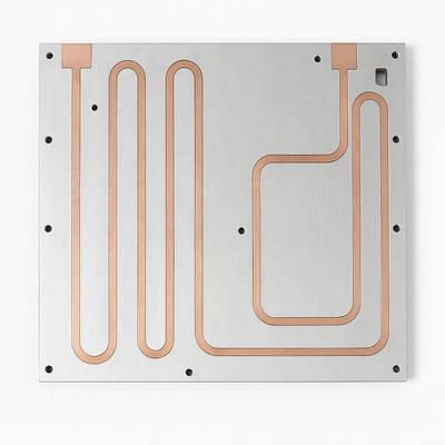 CNC-bewerking waterkoelplaat vloeibare koelblok PSU-buis warmteput,vloeistofgekoelde plaat