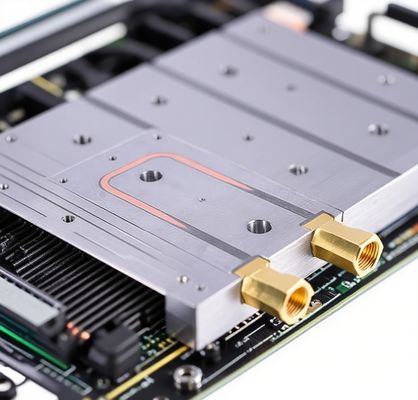 Micro-kleine waterkoelingsbatterij Aluminium vloeistofkoelplaat Vloeistofgekoeld oppervlak