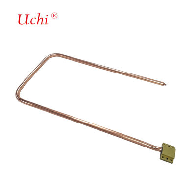 Koperen vloeistofgekoelde rechthoekig gebogen warmtepijp